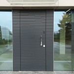 Ingresso con fianchi luce vetri blindati e serratura elettronica